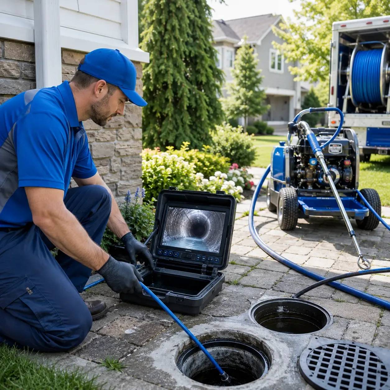 Outdoor drain cleaning professionals serving Chadwick, IL