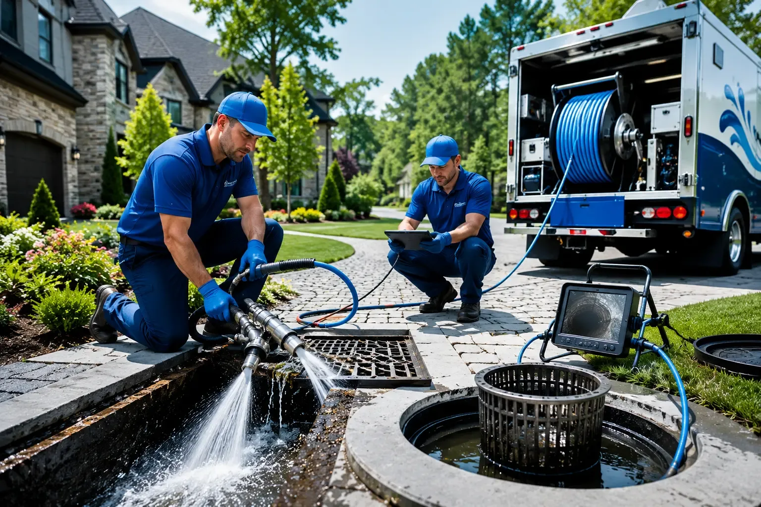 Local outdoor drain cleaning professionals in Chadwick, IL