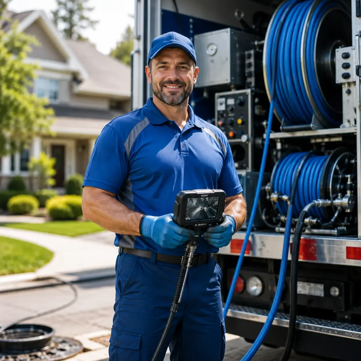 Local outdoor drain cleaning specialists in Chadwick, IL